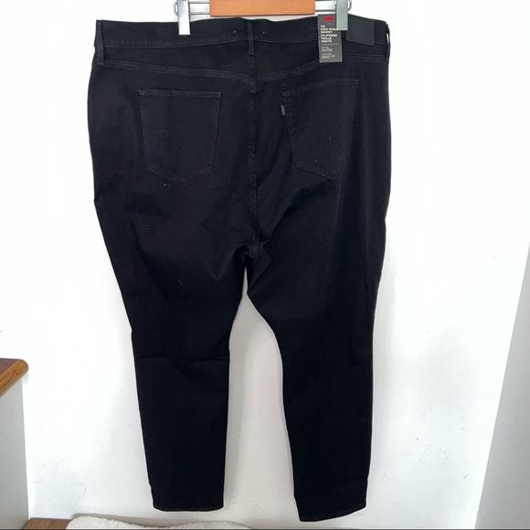 NEW Levi’s Black 721 High Rise Super Skinny Jeans Plus Size 24W Slim Taper - Picture 12 of 14